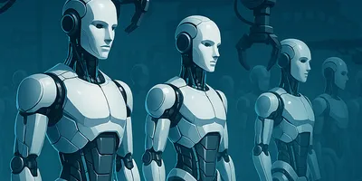 AgiBot Expedition A3 humanoid robots on a production line in China, marking the 10,000th unit milestone in March 2026