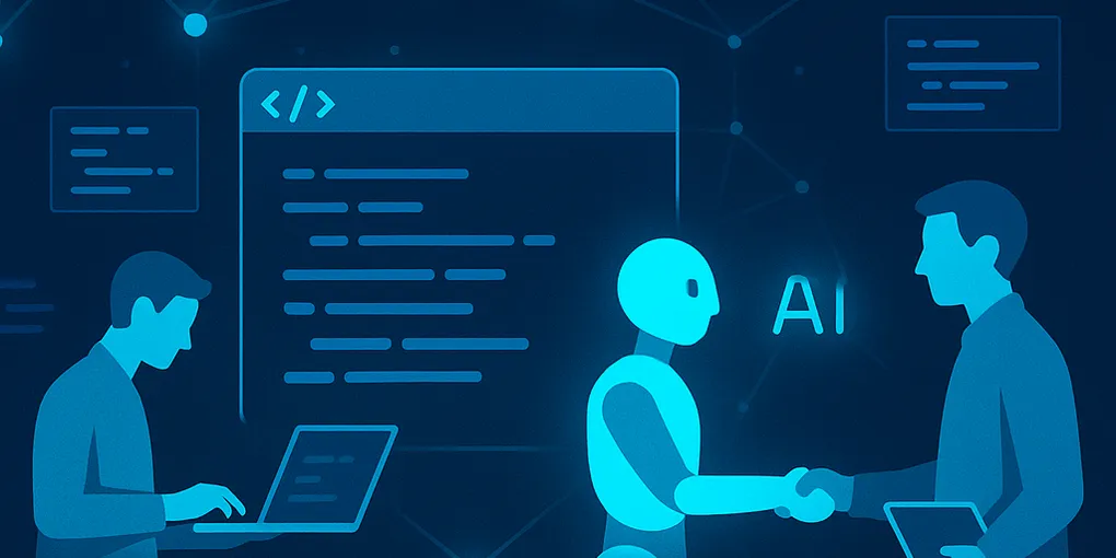 Terminal screen showing a successful Docker deployment of an open source app guided by an AI assistant